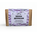 a product with a floral pattern and text in Russian.