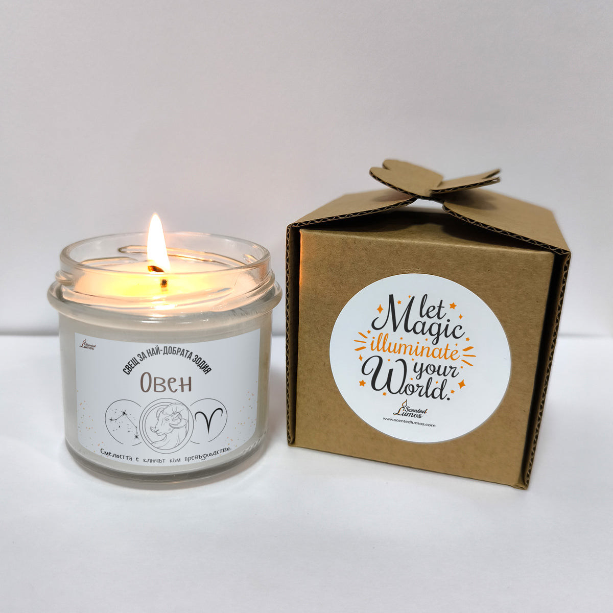 Най-добрата зодия Овен Ароматна Соева Свещ