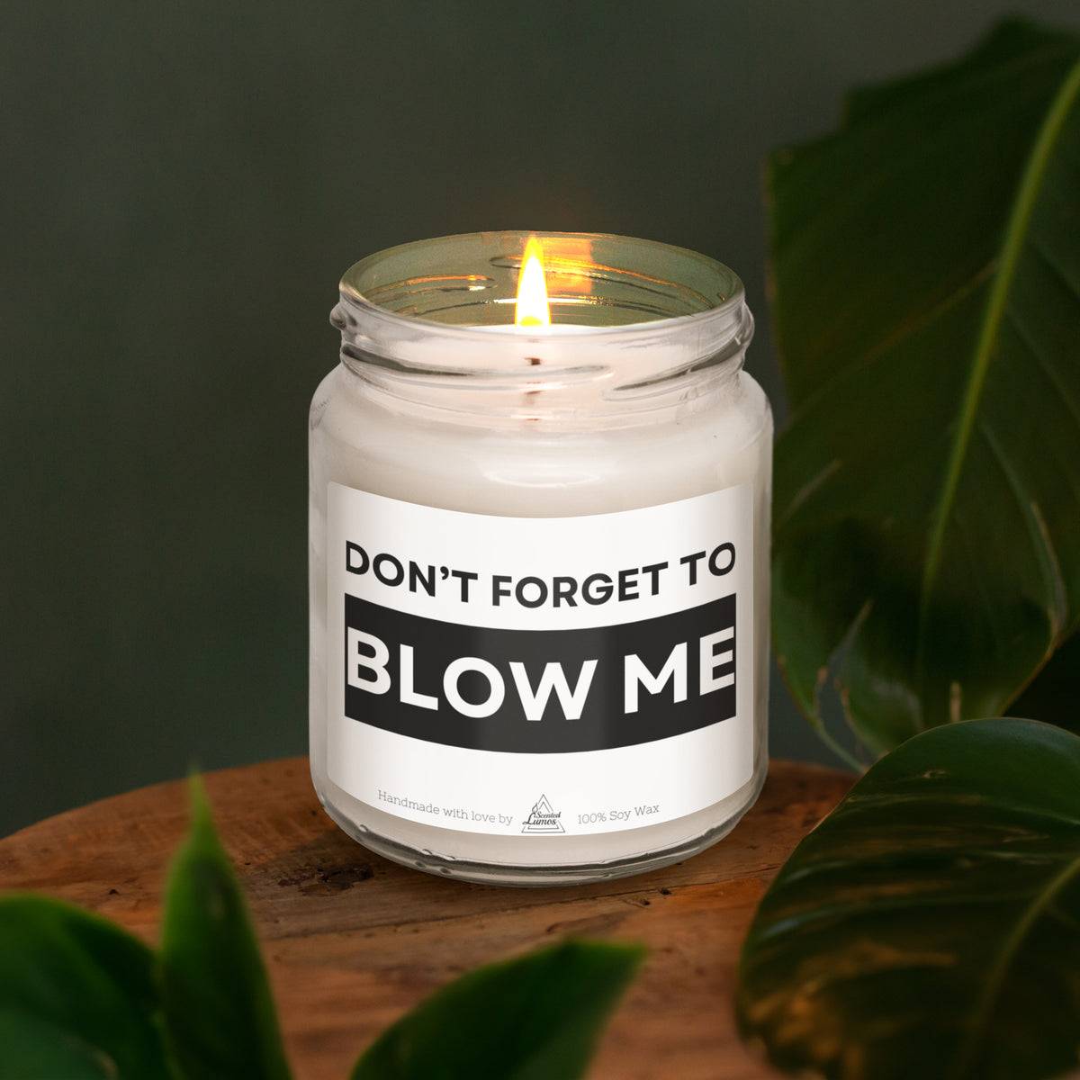 Don't forget to blow me Scented Soy Candle