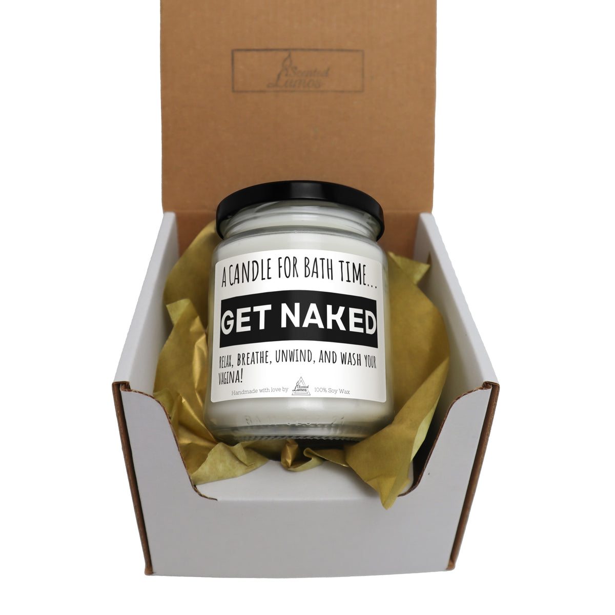 Get naked Scented Soy Candle