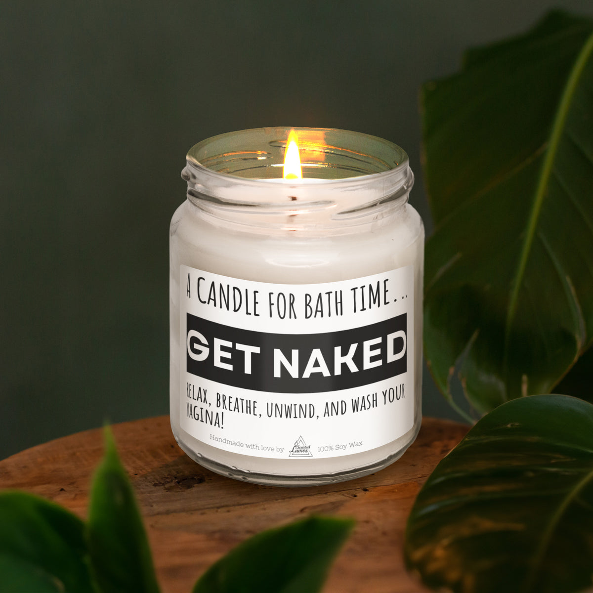 Get naked Scented Soy Candle