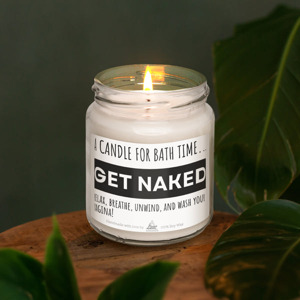Get naked Scented Soy Candle