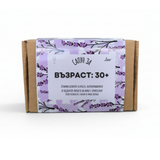 a product with a floral pattern and text in Russian.