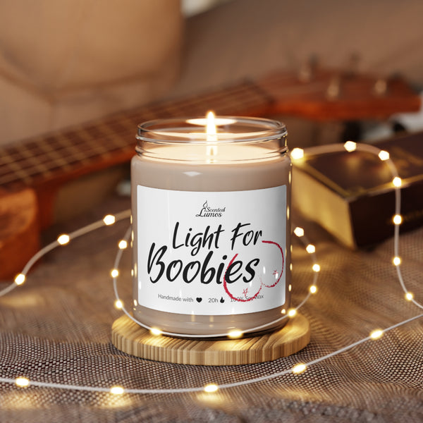 Light for Boobies Scented Soy Candle