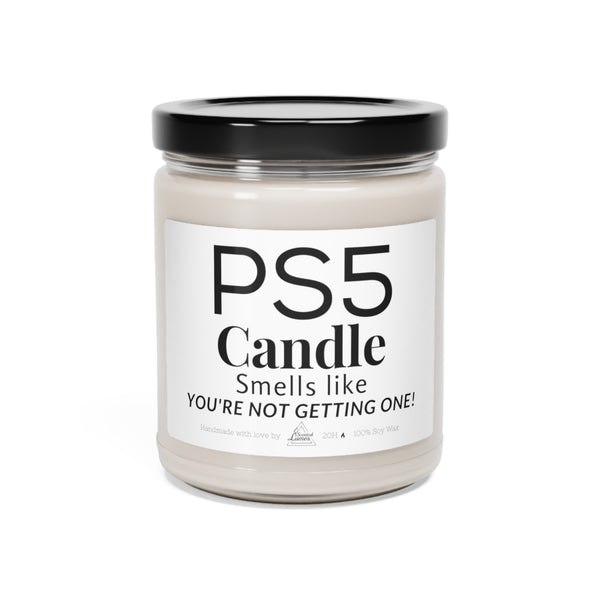 PS5 Candle, smells like you are not getting one Scented Soy Candle