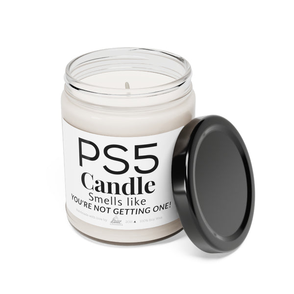 PS5 Candle, smells like you are not getting one Scented Soy Candle