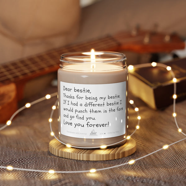 Thank you for being my bestie Scented Soy Candle