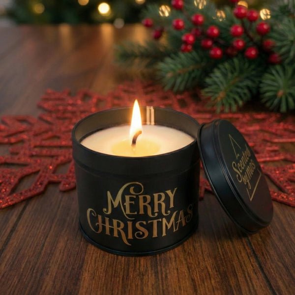 Merry Christmas - Весела Коледа Ароматна Соева Свещ