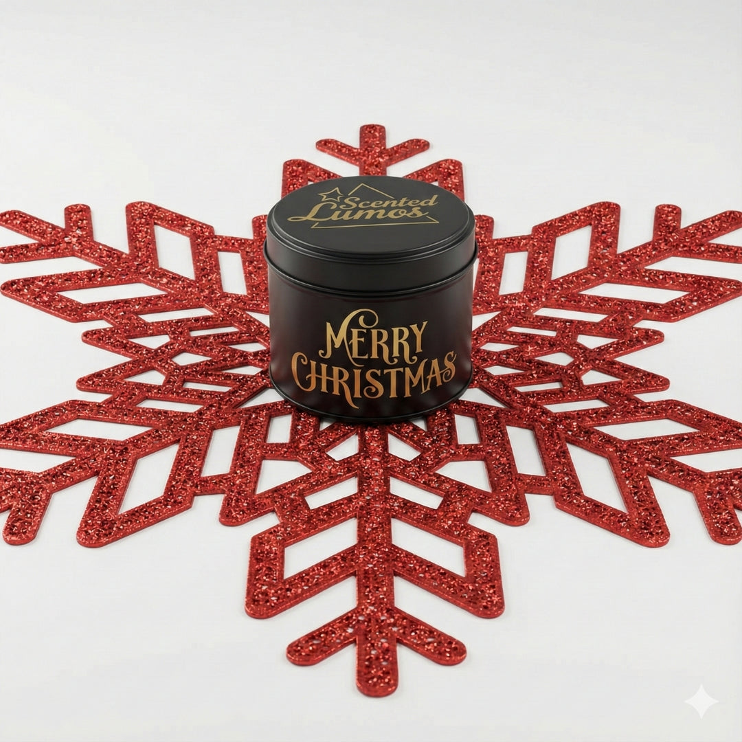 Merry Christmas - Весела Коледа Ароматна Соева Свещ