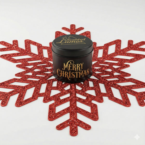 Merry Christmas - Весела Коледа Ароматна Соева Свещ