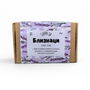 a box of lavender-scented candles with a floral pattern on the packaging.