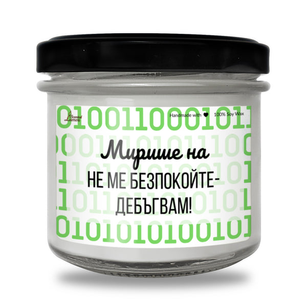 Не ме безпокойте - дебъгвам Ароматна Соева Свещ