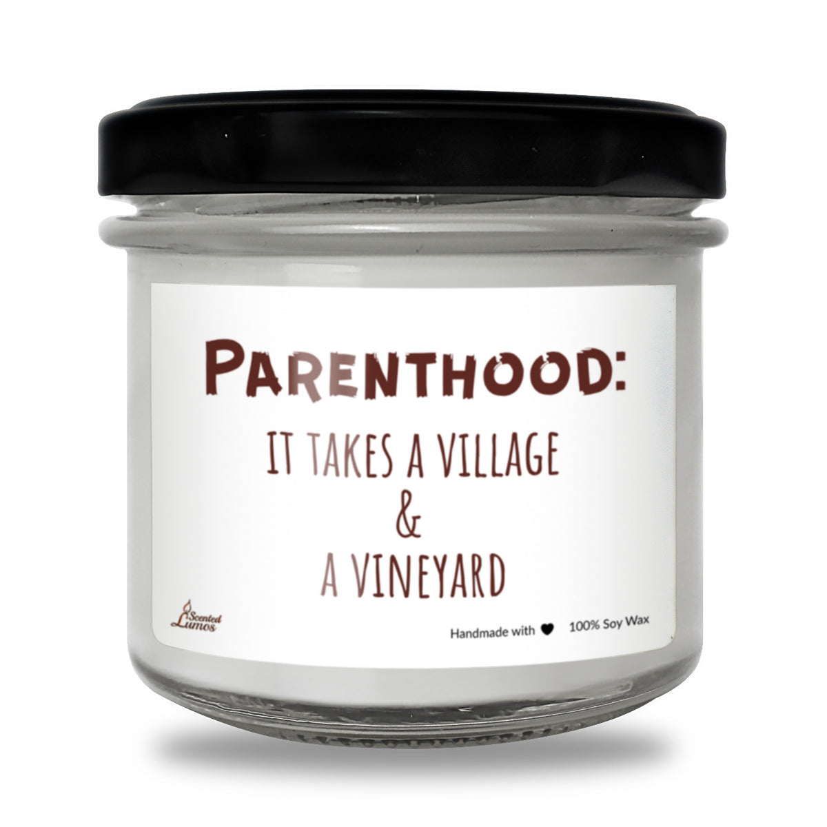 Parenthood: it takes a village and a vineyard Ароматна соева свещ