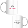 Чаша за мама - Бяла чаша 350 мл