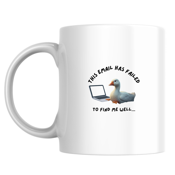 This email failed to find me well - Бяла чаша 350 мл