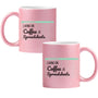 Living on coffee and spreadsheets Глитер Чаша 350мл