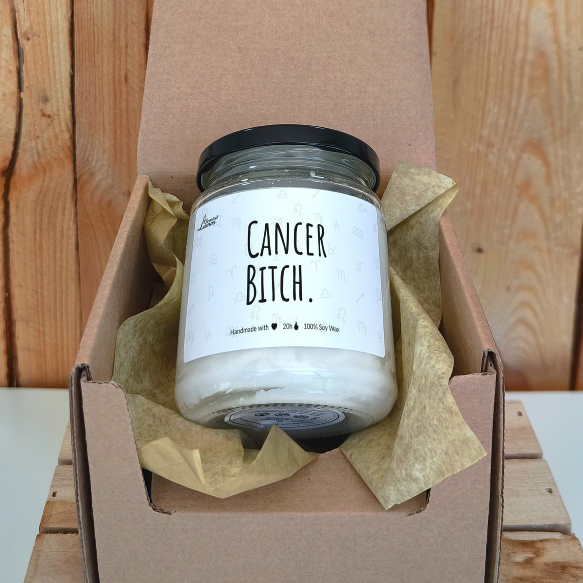 Cancer Scented Soy Candle
