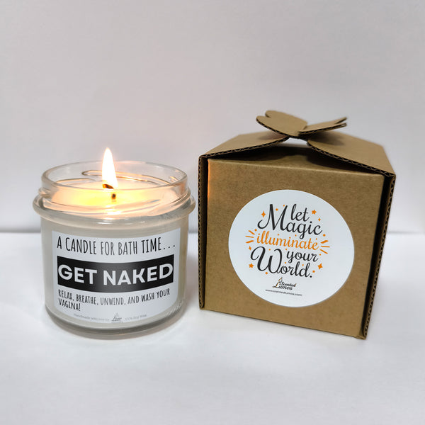 Get naked Scented Soy Candle