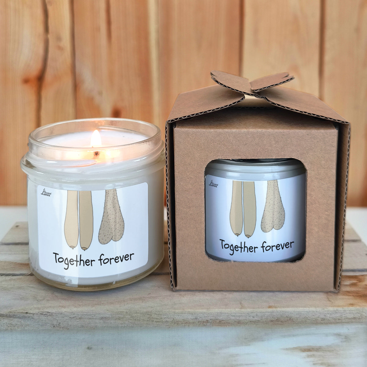 Together Forever Забавна Соева Свещ