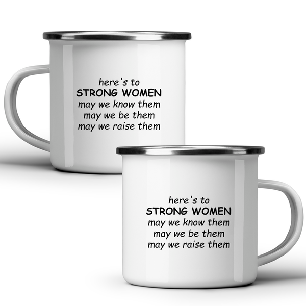 Here's to Strong Women Бяла чаша 350 мл