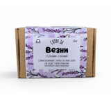 The image is a product packaging for a product named 