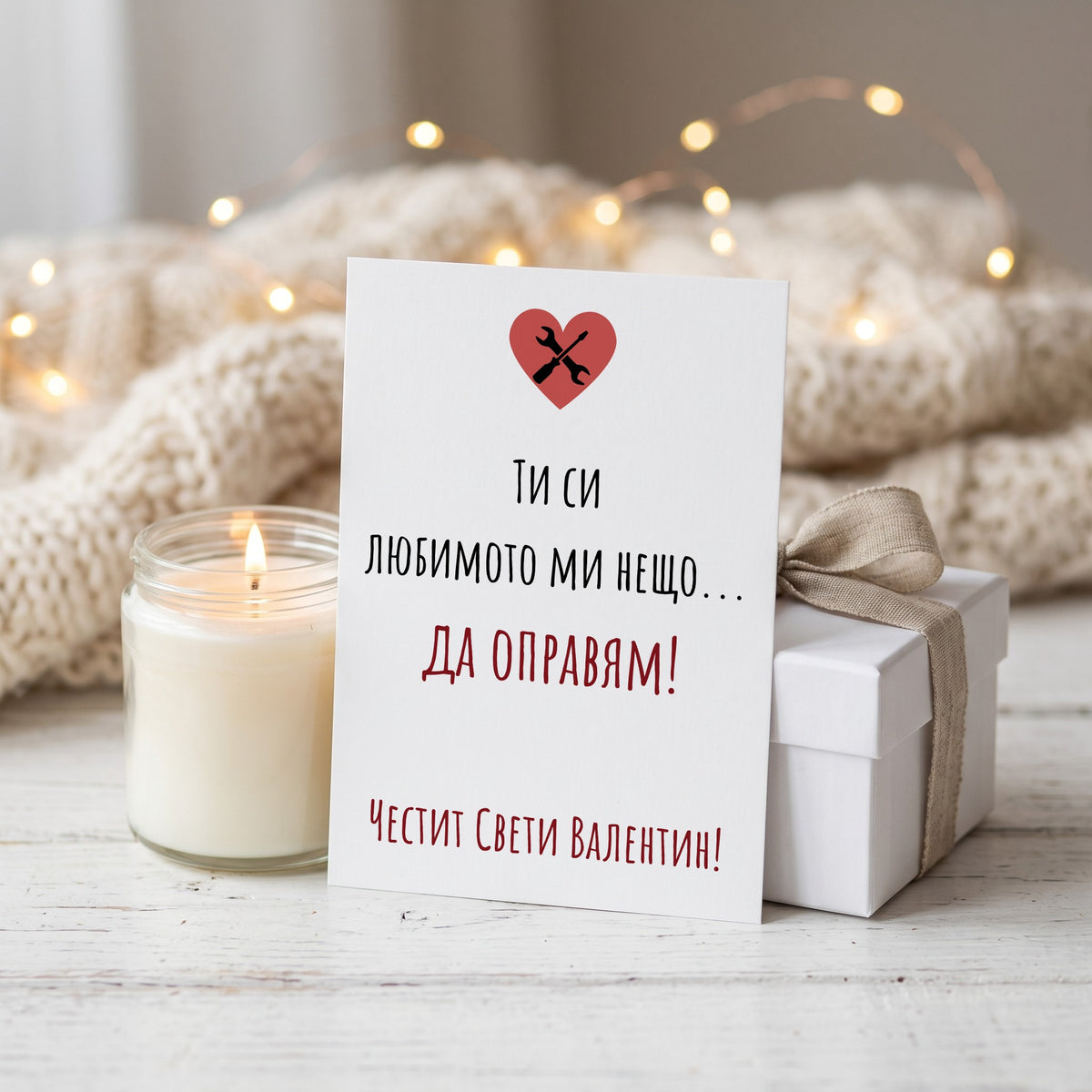 Ти си любимото ми нещо - Картичка Св. Валентин