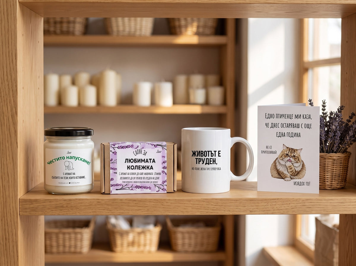Свещи Scented Lumos на рафт в магазин