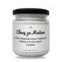 a jar of cleyy za mauna on a white background