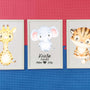 Giraffe, Elephant and Tiger - 3 poster set